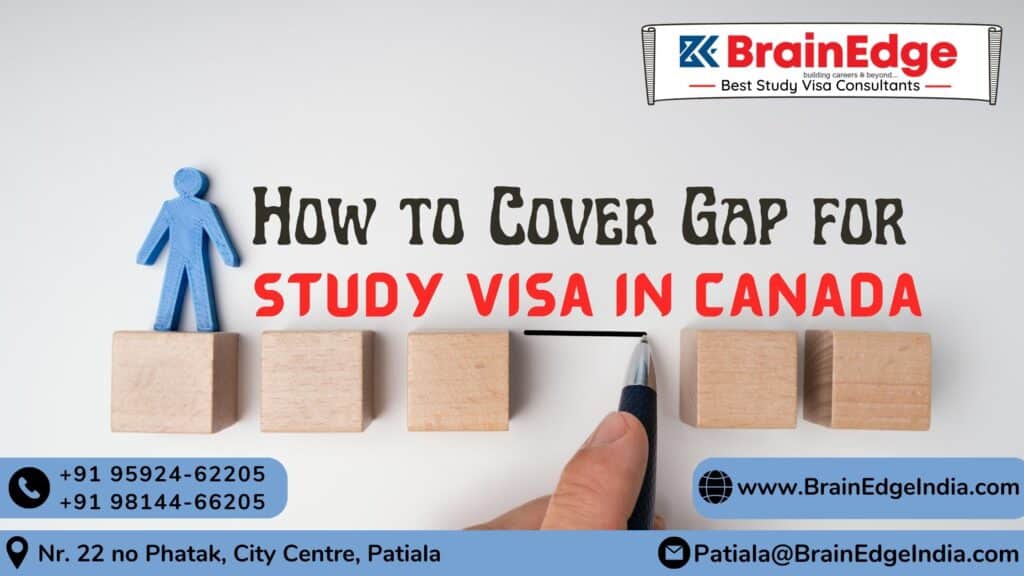 how to cover study gap for canada